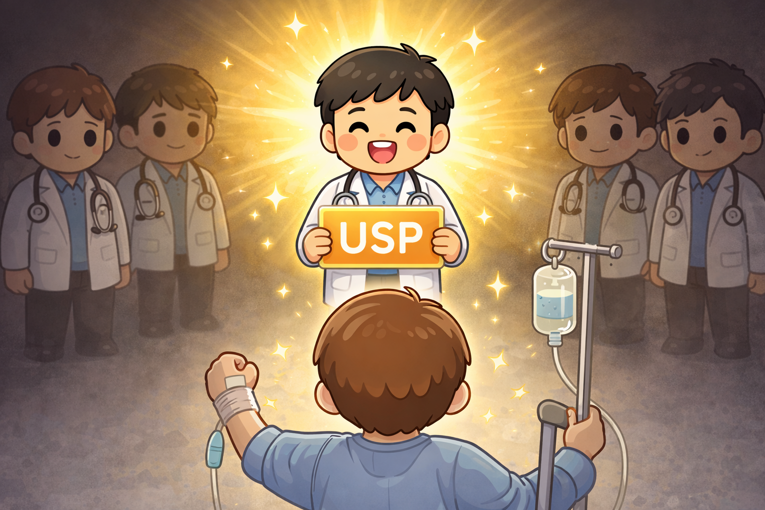 다른병원과의 차별화, 환자의 마음에 우리 병원을 각인시키는 한 줄, USP는 마케팅의 시작이자 나침반입니다.